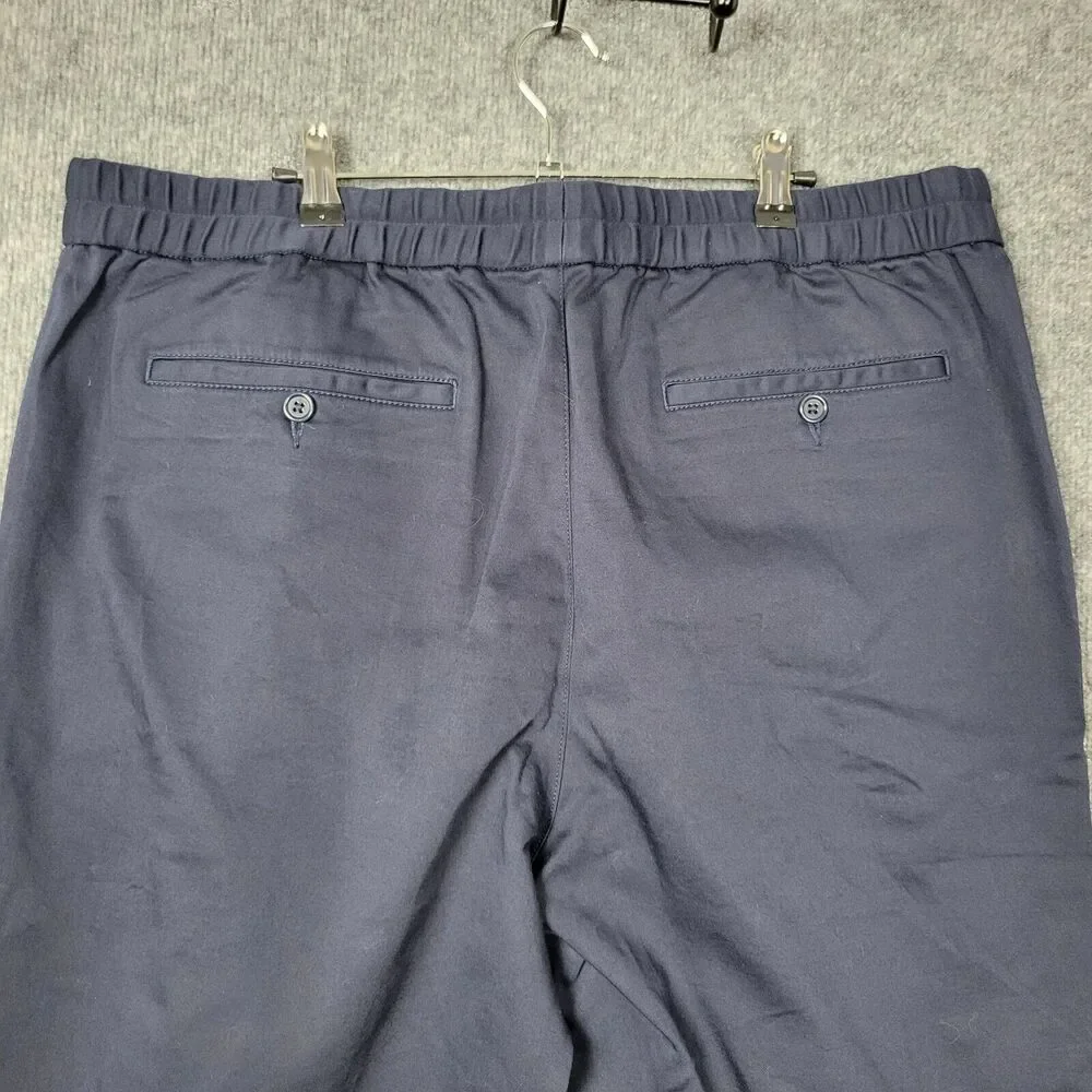 BANANA REPUBLIC 682699 Blue Traveler Jogger Relaxed Tapered Fit Pants SIZE XL